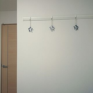 壁/天井/七夕/IKEA/白が好き/ほし...などのインテリア実例 - 2017-06-12 23:00:57