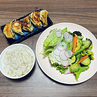 石垣焼/食器/もち麦ご飯/もち麦/焼き野菜...などのインテリア実例 - 2022-06-22 22:44:16