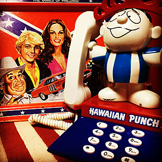 棚/電話/Hawaiian Punch/アメリカン雑貨/アメリカンヴィンテージ...などのインテリア実例 - 2017-10-20 02:28:16