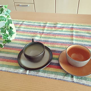 キッチン/カップ＆ソーサー/Heath Ceramics/そこそこの部屋を目指してのインテリア実例 - 2015-10-03 15:46:44