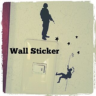 壁/天井/100均/Wall stickerのインテリア実例 - 2014-02-13 12:31:18