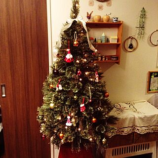 リビング/クリスマスツリー☆:*･ﾟ/雑貨/salut!のインテリア実例 - 2016-11-13 01:32:54