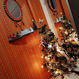 玄関/入り口/クリスマスツリー/レトロ/ヴィンテージのインテリア実例 - 2020-12-21 16:55:09
