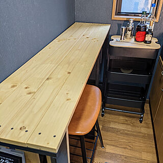 キッチン/IKEA/DIY/カフェ風/カウンターテーブル...などのインテリア実例 - 2022-03-07 00:38:04