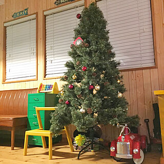 クリスマスツリー/クリスマス/冬支度/IKEA/無垢床...などのインテリア実例 - 2020-12-06 21:04:47