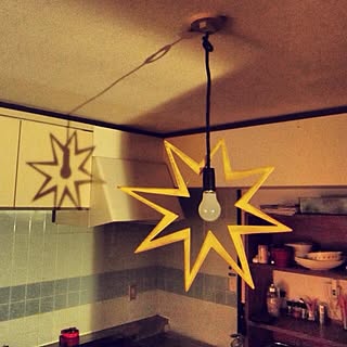 キッチン/裸電球に似合うシェードを考え中のインテリア実例 - 2014-04-19 06:49:59