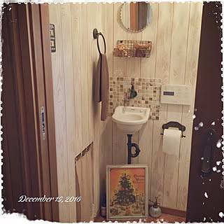 バス/トイレ/クリスマス/トイレ掃除/トイレのインテリア実例 - 2016-12-15 08:27:42