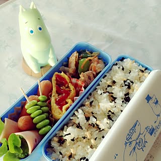 キッチン/娘のお弁当♡/ムーミン♡/ムーミン/お弁当...などのインテリア実例 - 2015-03-23 06:43:30