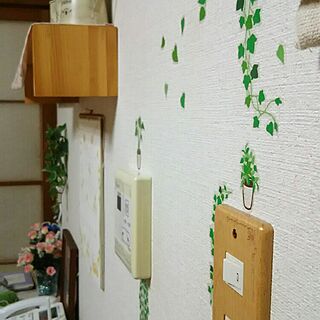 壁/天井/フェイクの花/電話機のインテリア実例 - 2016-05-11 21:22:07