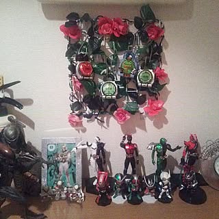 玄関/入り口/仮面ライダー/フィギュア/オタク部屋のインテリア実例 - 2015-07-31 08:52:42