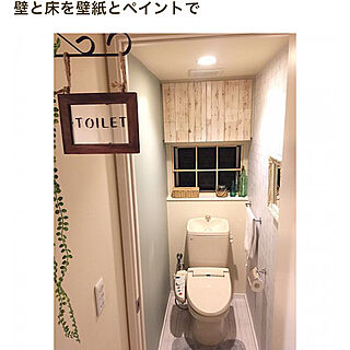 掲載ありがとうございます♡/RoomClip mag/壁紙DIY/セルフリフォーム/バス/トイレ...などのインテリア実例 - 2019-05-12 10:49:19