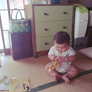 やりたい放題/IKEA/古道具の小引き出し。/ペイント/和室を子供部屋にしたい。...などのインテリア実例 - 2014-07-28 15:15:56