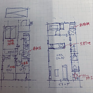 狭小住宅/図面/図面相談中のインテリア実例 - 2021-06-06 06:43:33