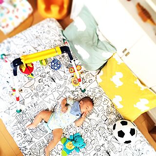 赤ちゃん/キッズスペース/IKEA/アクタス/ベッド周りのインテリア実例 - 2014-08-27 09:47:05