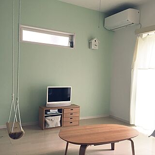 北欧 アクセントクロス リビングのおしゃれなインテリア 部屋 家具の実例 Roomclip ルームクリップ