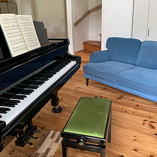 グランドピアノのある部屋/グランドピアノのある家/IKEA/ソファ/ピアノのある部屋...などのインテリア実例 - 2022-09-23 21:06:49