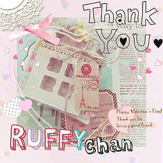 ベッド周り/RUFFYちゃんありがと♡/RUFFYちゃんのおうち♡/RUFFYちゃん♡/頂きました♡...などのインテリア実例 - 2017-10-30 16:44:45