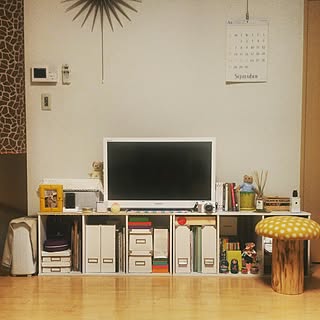 リビング/IKEA/カラーボックス/きのこ/ソニー...などのインテリア実例 - 2016-07-22 13:23:56