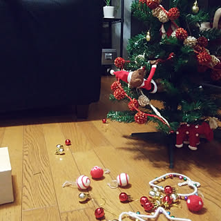 部屋全体/クリスマス/クリスマス3日前に。/クリスマスツリー/クリスマスオーナメント...などのインテリア実例 - 2018-12-22 17:11:07