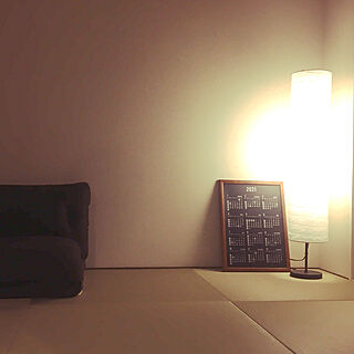 琉球畳/IKEA 照明/わが家の明かり/部屋全体のインテリア実例 - 2021-08-27 22:55:17