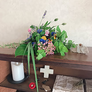 野の花/花束/花/雑貨屋さん風/花のある暮らし...などのインテリア実例 - 2019-06-28 13:47:03