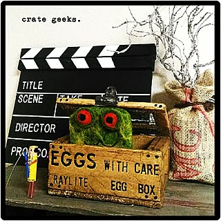 棚/Crate Geeks./年代偽装系/DIY/ジャンク...などのインテリア実例 - 2017-02-08 22:46:38