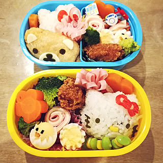 机/お弁当/ダイソー/キティちゃん/お弁当グッズ...などのインテリア実例 - 2019-11-08 18:18:29