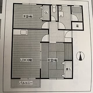 部屋全体/2LDK賃貸アパート/オール電化/木造/バルコニー狭い...などのインテリア実例 - 2017-03-26 16:04:57