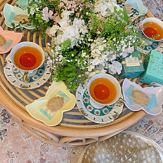 紅茶のある暮らし/紅茶/お花/お花のある暮らし/花...などのインテリア実例 - 2021-04-04 17:02:43