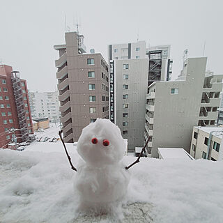 ベッド周り/雪/雪だるま/積雪/12月もよろしくお願いします ♡のインテリア実例 - 2022-12-01 06:54:41
