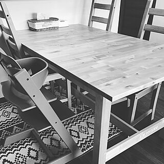 IKEA/DIY/机/#ダイニングテーブルのインテリア実例 - 2015-09-25 12:39:48