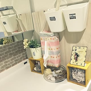 バス/トイレ/IKEA/100均/セリア/板壁DIY...などのインテリア実例 - 2017-01-21 11:03:14