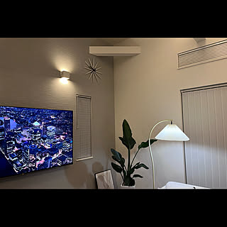 壁/天井/壁掛け時計/バーチカルブラインド/梁のある家/壁掛けテレビ...などのインテリア実例 - 2024-01-21 20:10:17