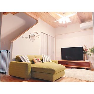 部屋全体/my home/ceiling light/ceiling fan/living room...などのインテリア実例 - 2018-01-20 13:37:18