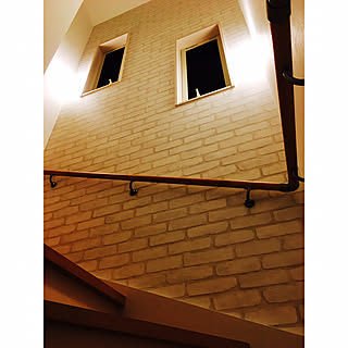 壁/天井/ナチュラル/ホワイト/階段の照明/階段の壁...などのインテリア実例 - 2017-10-15 19:04:42