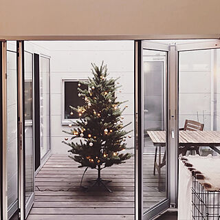 冬を楽しむ/クリスマスツリー180cm/クリスマスツリー/イルミネーションライト/クリスマス...などのインテリア実例 - 2020-12-15 22:28:00
