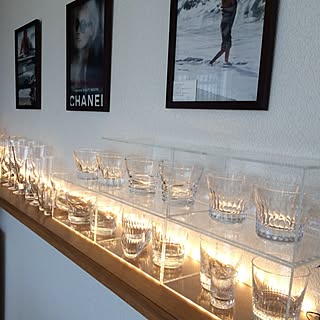 コレクション バカラのおしゃれなアレンジ 飾り方のインテリア実例 Roomclip ルームクリップ