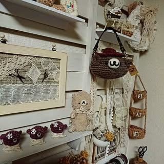 玄関/入り口/玄関ではありませんが。/賃貸でも楽しく♪/すのこDIY/amoiちゃん♡...などのインテリア実例 - 2016-10-27 21:50:44