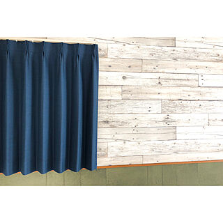 ベッド周り/主寝室/ブルーのカーテン/カーテン/壁紙のインテリア実例 - 2018-02-22 19:00:49