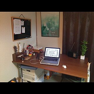 Macがある部屋/机/植物のインテリア実例 - 2012-12-02 21:18:32