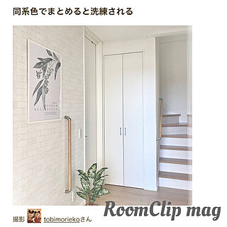 玄関/入り口/ikeaのポスターフレーム/サンサンフーのポスター/RoomClip mag 掲載のインテリア実例 - 2018-12-05 09:40:09