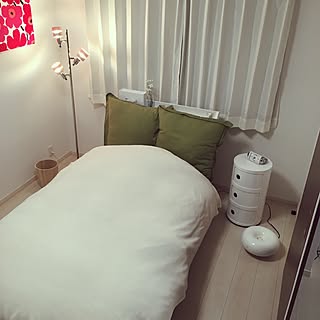 ベッド周り/IKEA/ニトリ/加湿器/プラスマイナスゼロ...などのインテリア実例 - 2016-10-16 20:40:55