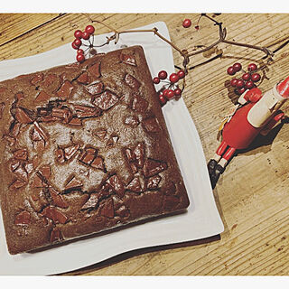チョコレートケーキ/癒しの時間/幸せな時間/クリスマス/とろーっと...などのインテリア実例 - 2021-12-13 19:27:19