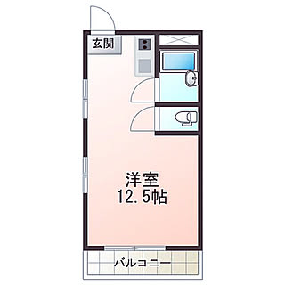 間取り/部屋全体/ワンルーム/賃貸/空間利用...などのインテリア実例 - 2020-05-31 22:15:35