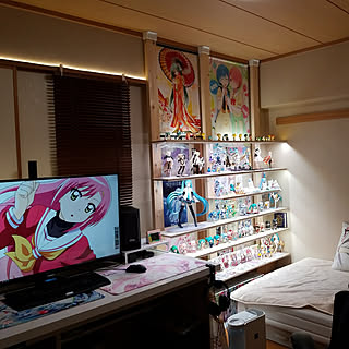 部屋全体/アニメグッズ/アニメ部屋/オタク部屋/フィギュア...などのインテリア実例 - 2018-01-21 18:05:21