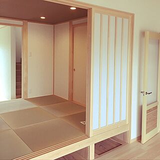 部屋全体/建具オーダー/引出し収納/押入/琉球畳...などのインテリア実例 - 2017-07-05 20:40:33