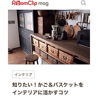 バックカウンター/水屋箪笥/背面収納/キッチンカウンター/RoomClip mag...などのインテリア実例 - 2018-05-16 02:18:46