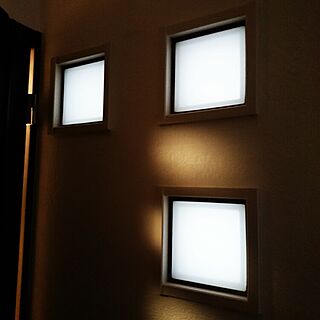 壁/天井/漆喰の壁/ガラスブロック/照明のインテリア実例 - 2015-03-03 18:01:24