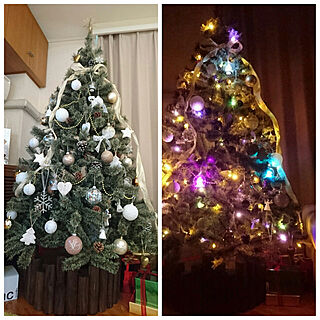 リビング/christmas tree/Christmas/クリスマス/クリスマスツリー...などのインテリア実例 - 2018-10-22 17:30:06