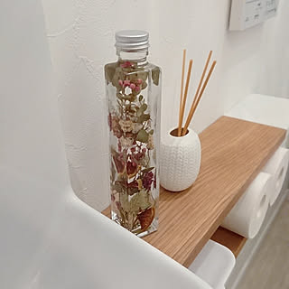 バス/トイレ/トイレ/トイレ棚DIY/ペーパー収納/無印...などのインテリア実例 - 2019-09-14 09:22:15